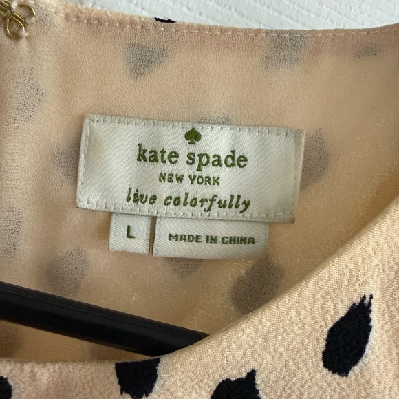 Kate Spade Pink and Black Sleeveless Blouse - Picture 3 of 10